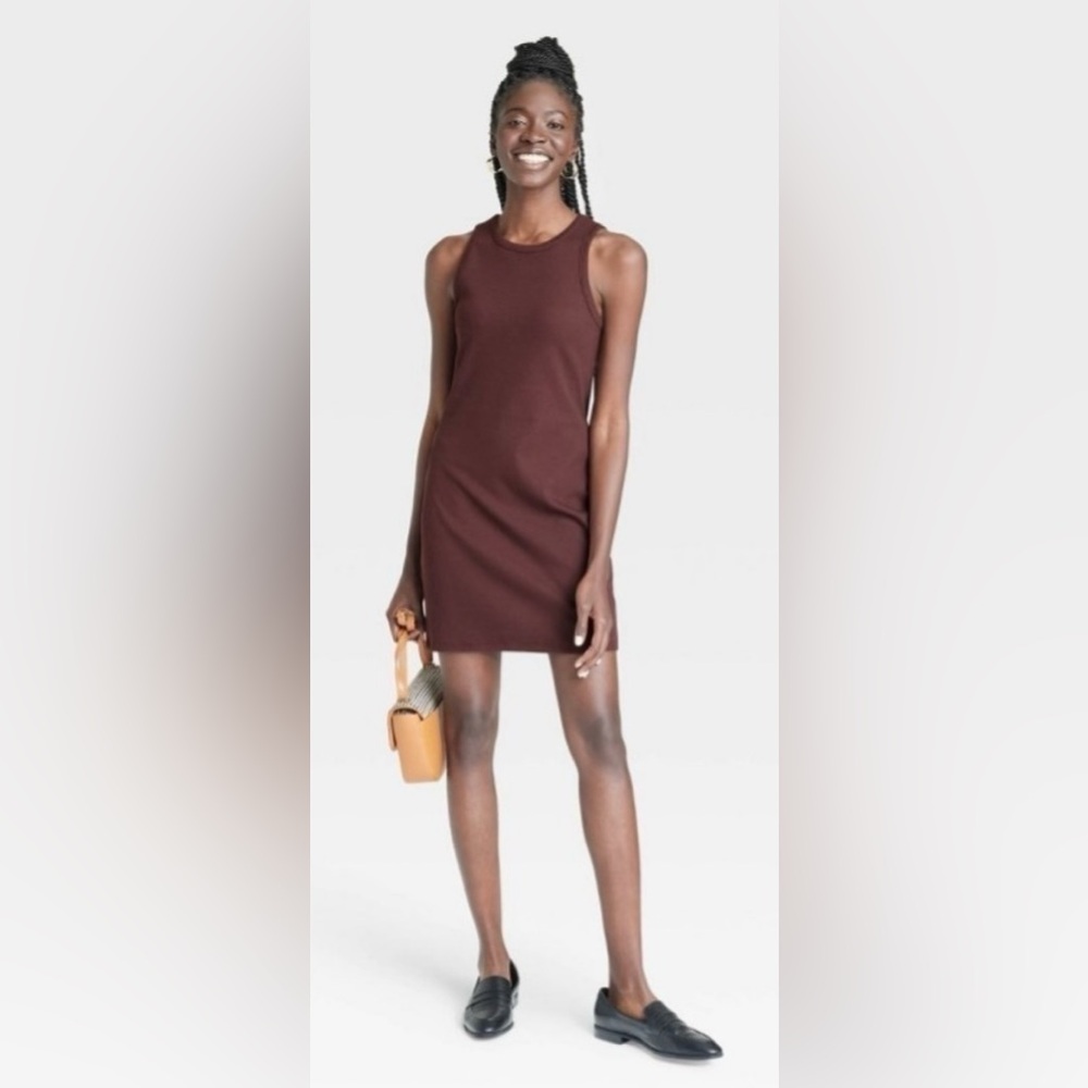A New Day Tank Mini Dress - Brown - Size 17